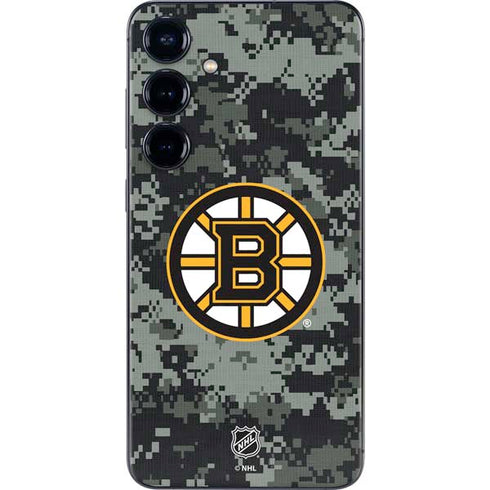 NHL Boston Bruins Camo Galaxy S25 Skin